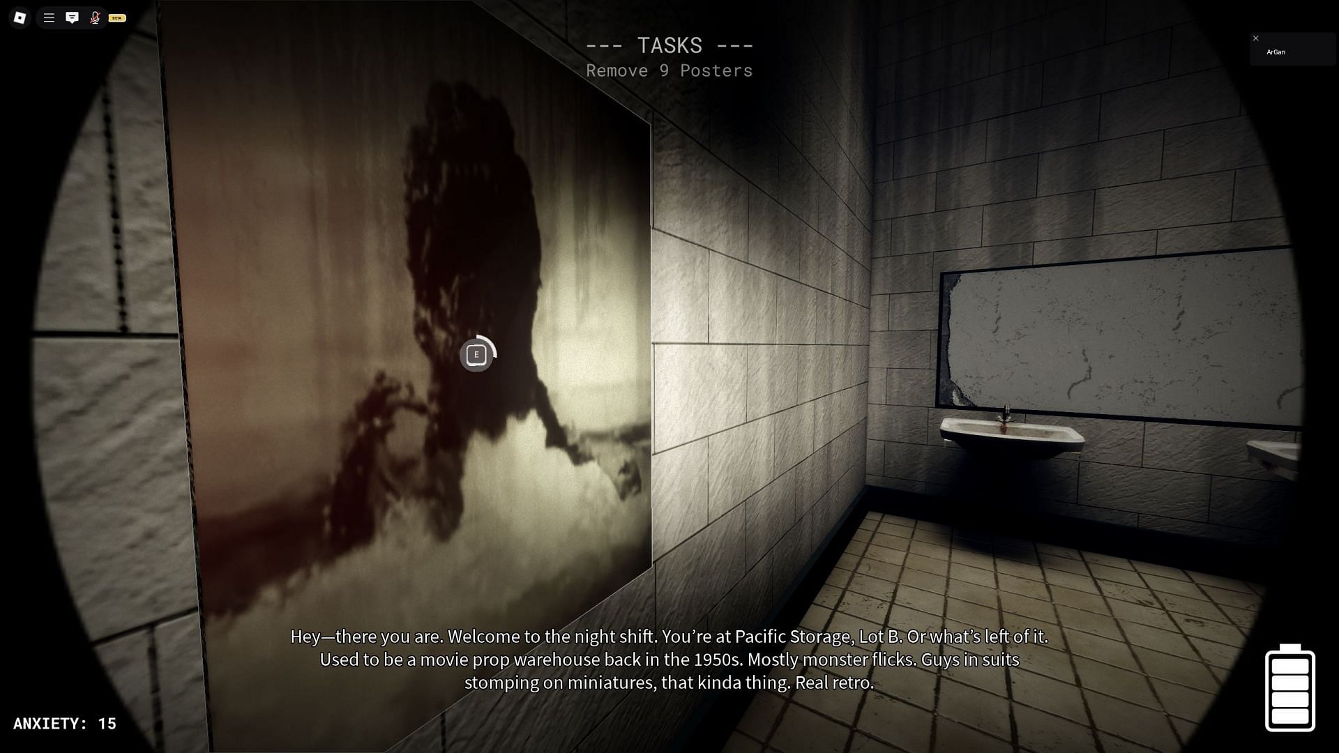 Gameplay screenshot from Suitborn (Image via Roblox)